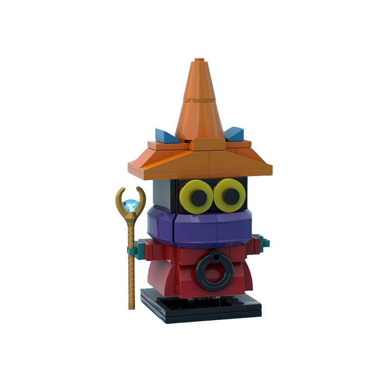 Cubicle Shelf Organizer - 105 peças MOC Orko Big Head