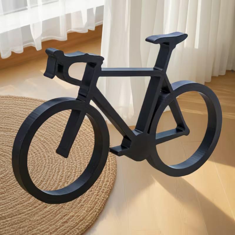 Cubicle Shelf Organizer - Escultura de Bicicleta Impressa em 3D,