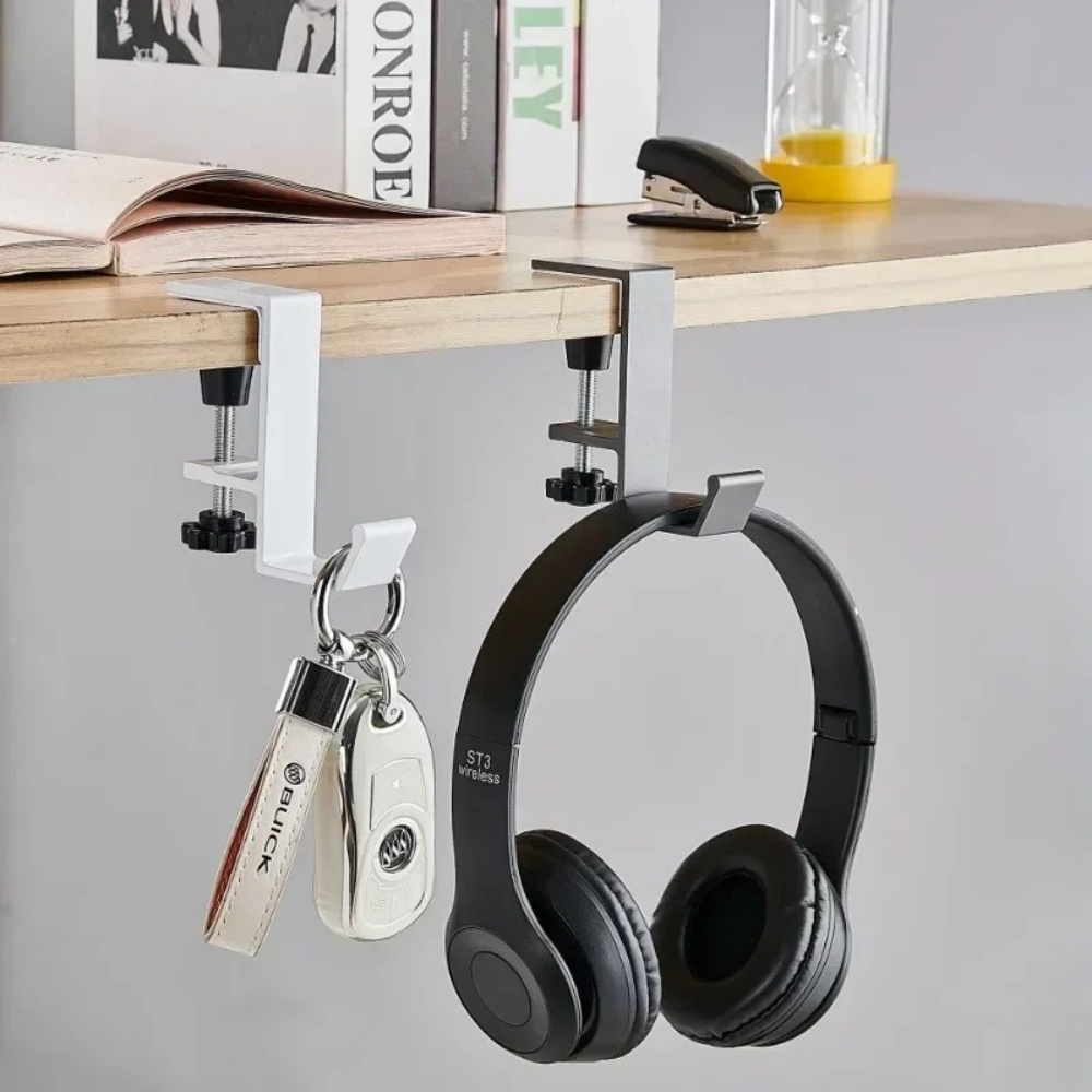 1/2 Peças Gancho de Mesa Ajust - Telephone Headset Office avaliação e preço