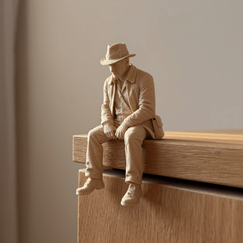 Estátua de Sentado Bege Fosco  - Cubicle Shelf Organizer avaliação e preço