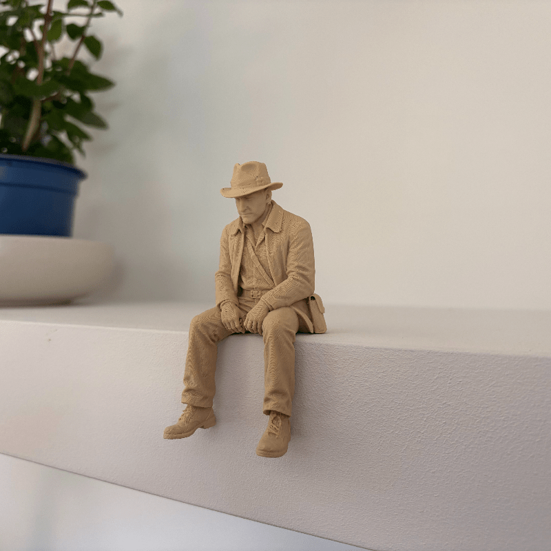 Estátua de Sentado Bege Fosco  - Cubicle Shelf Organizer avaliação e preço