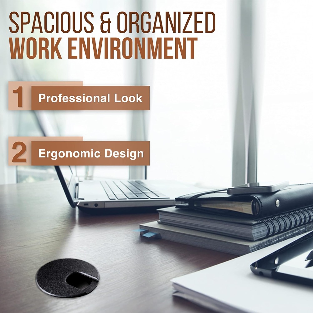 Tampa de buraco de fio de plás - Office Furniture Installation avaliação e preço