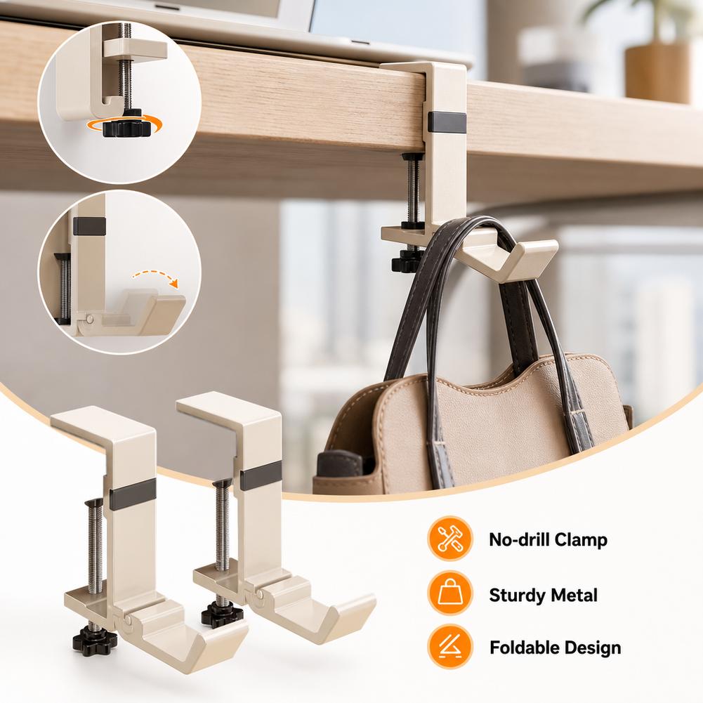 Gancho de Mesa Dobrável Sem Fu - Office Furniture Installation avaliação e preço