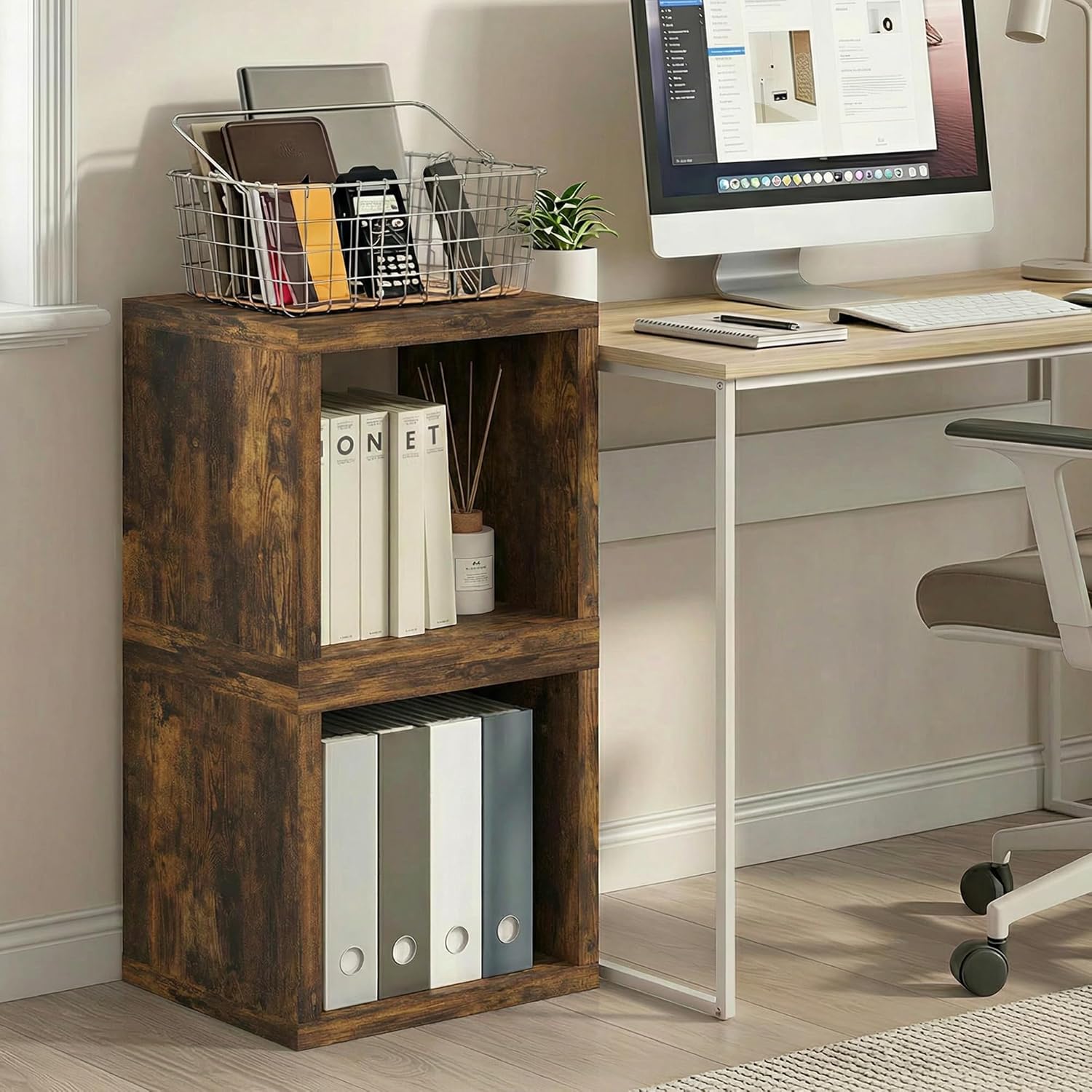 Estante de Livros Cubicle, Con - Cubicle Shelf Organizer avaliação e preço