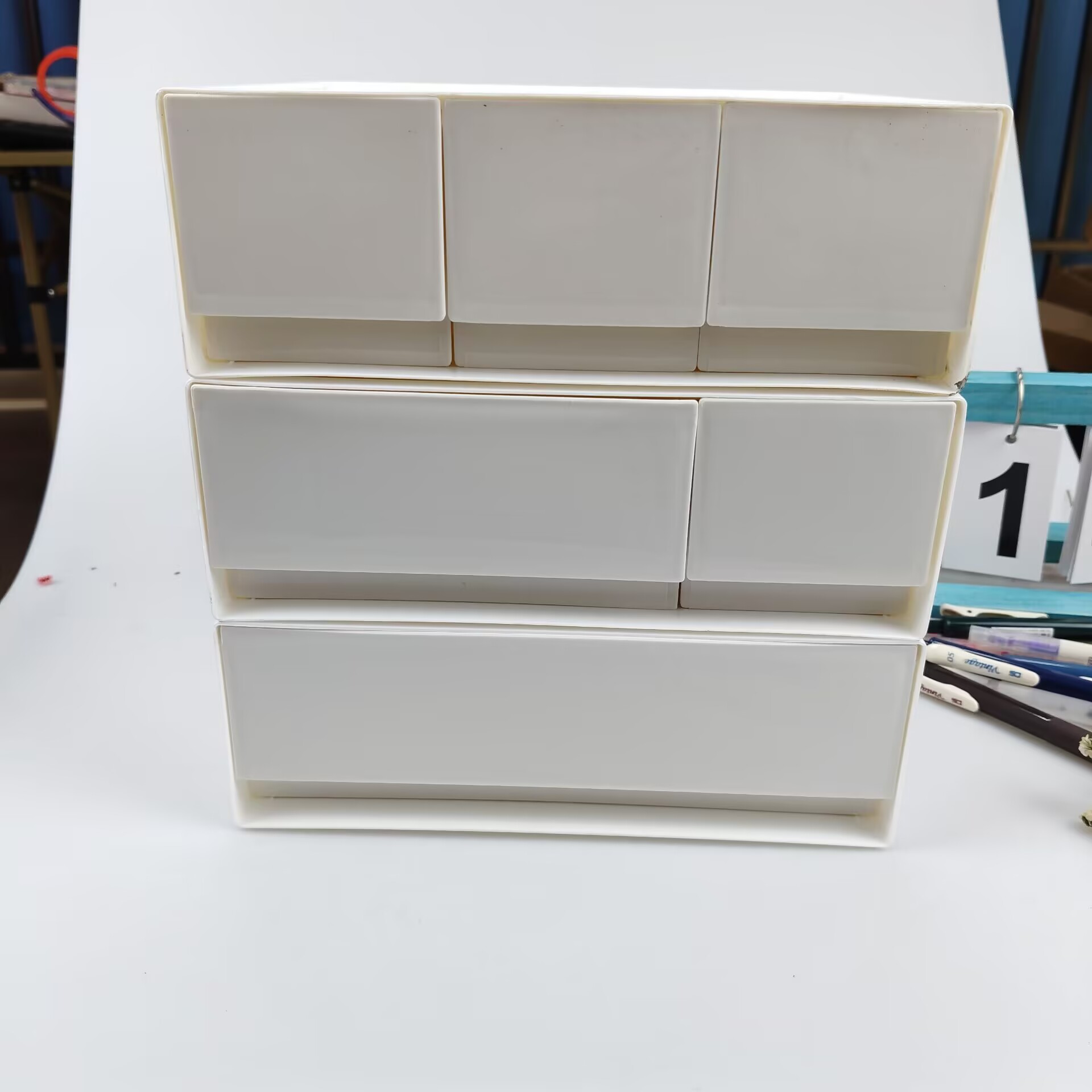 Caixa de armazenamento de mesa - Cubicle Shelf Organizer avaliação e preço