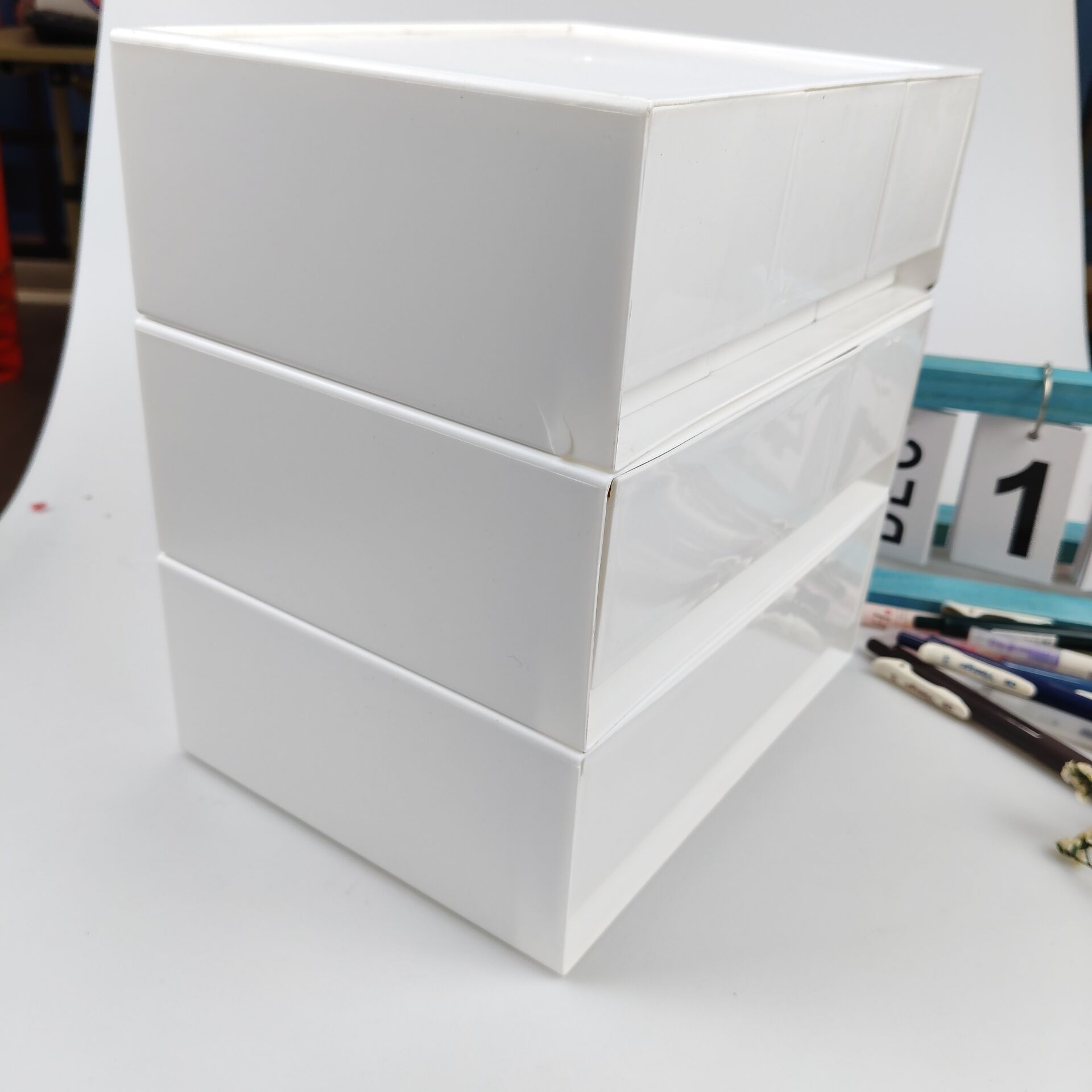 Caixa de armazenamento de mesa - Cubicle Shelf Organizer avaliação e preço