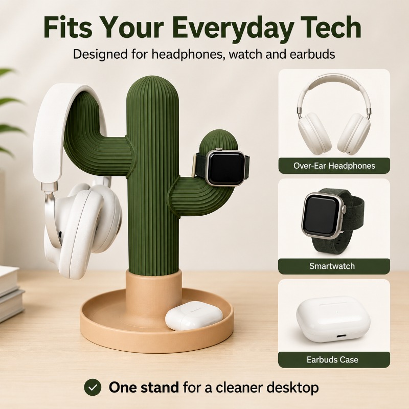 Suporte Minimalista para Fones - Telephone Headset Office avaliação e preço